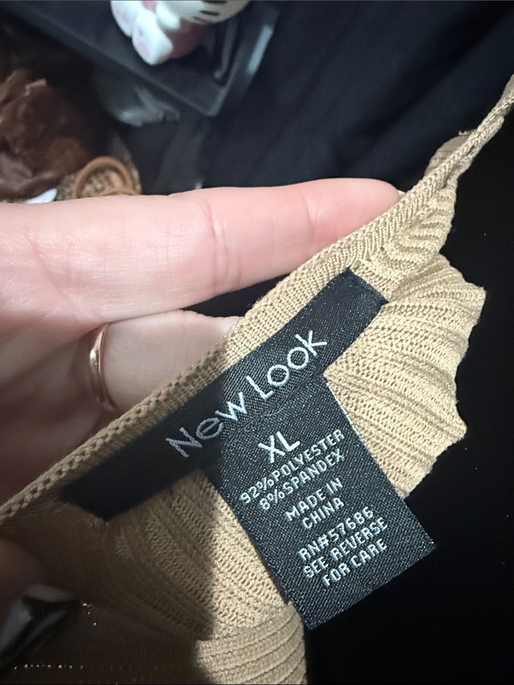 Forever 21 Tan Ribbed Drawstring Camisole - Picture 2 of 4